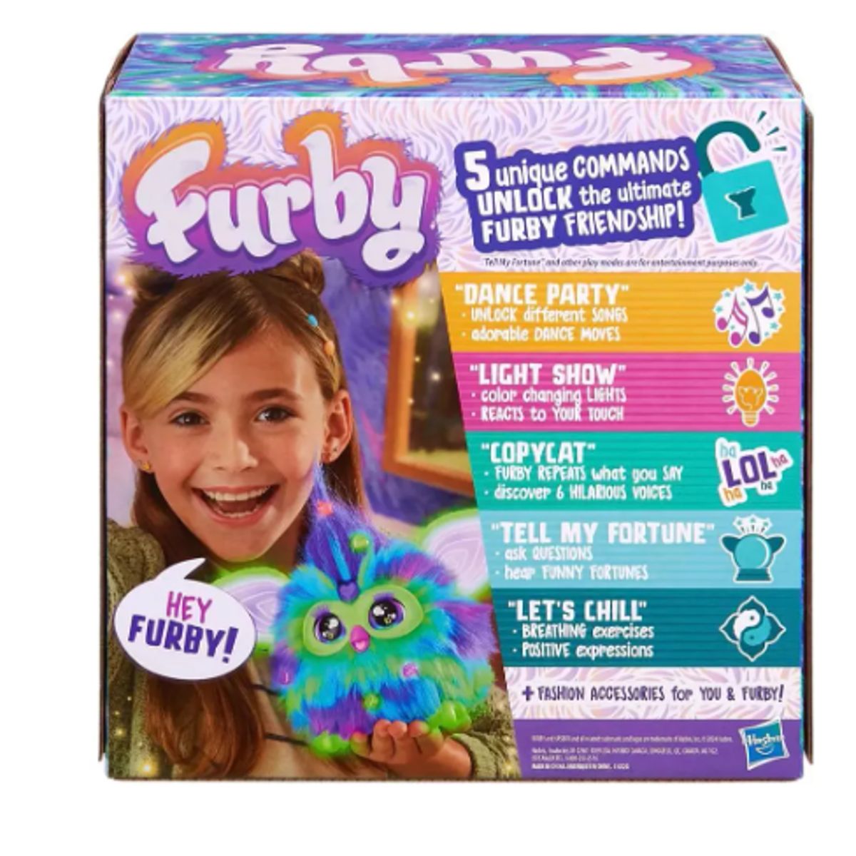 HASBRO - Peluche Furby - Galaxy - Brilla Oscuridad - Hasbro