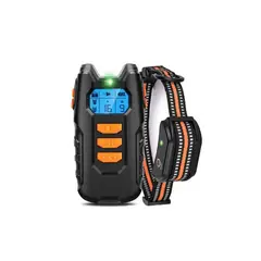 BABYLUNA - Collar de Entrenamiento para Perros 300mt 8 Niveles Naranja