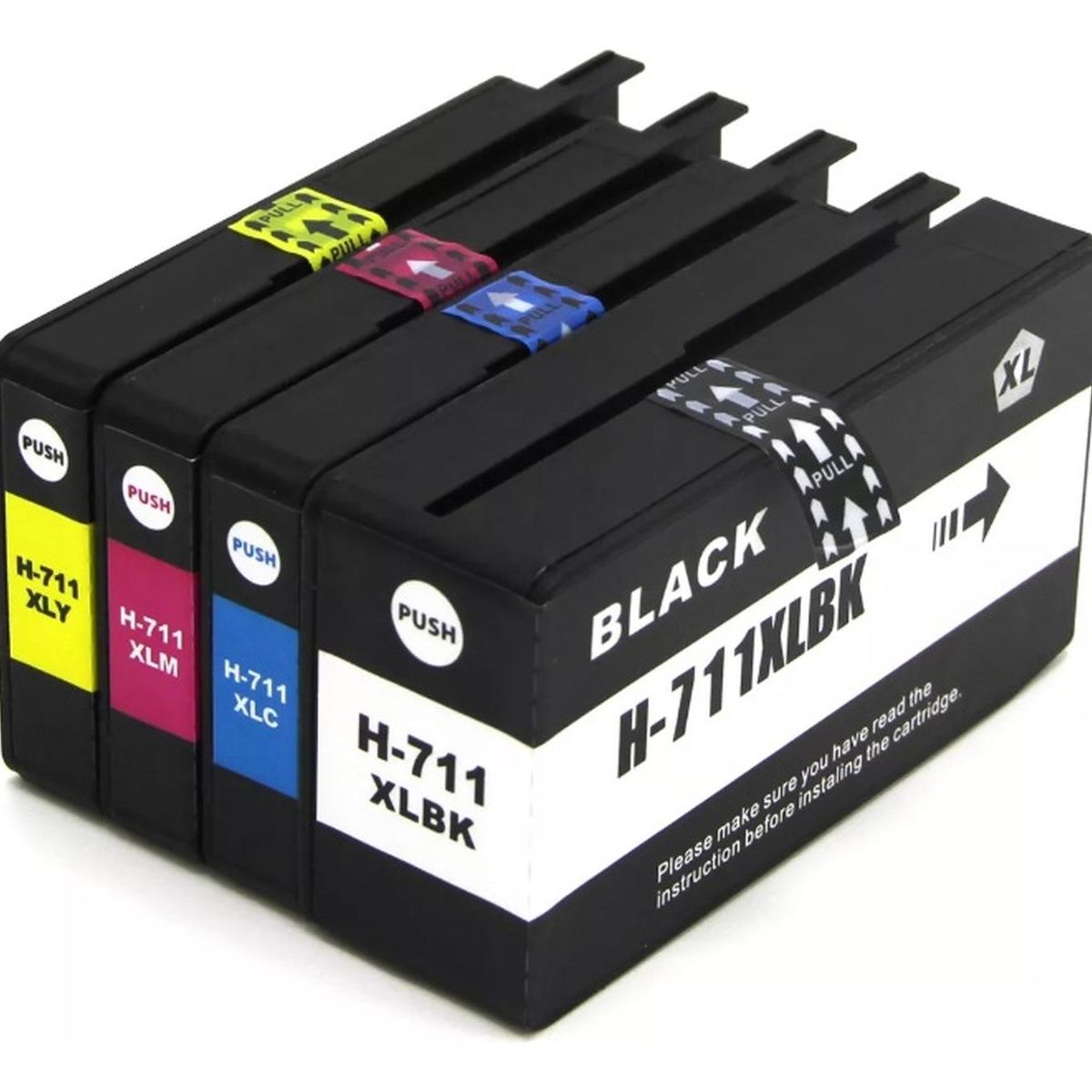 GENERICO - Pack Tintas Compatible Para 711xl T120/t520