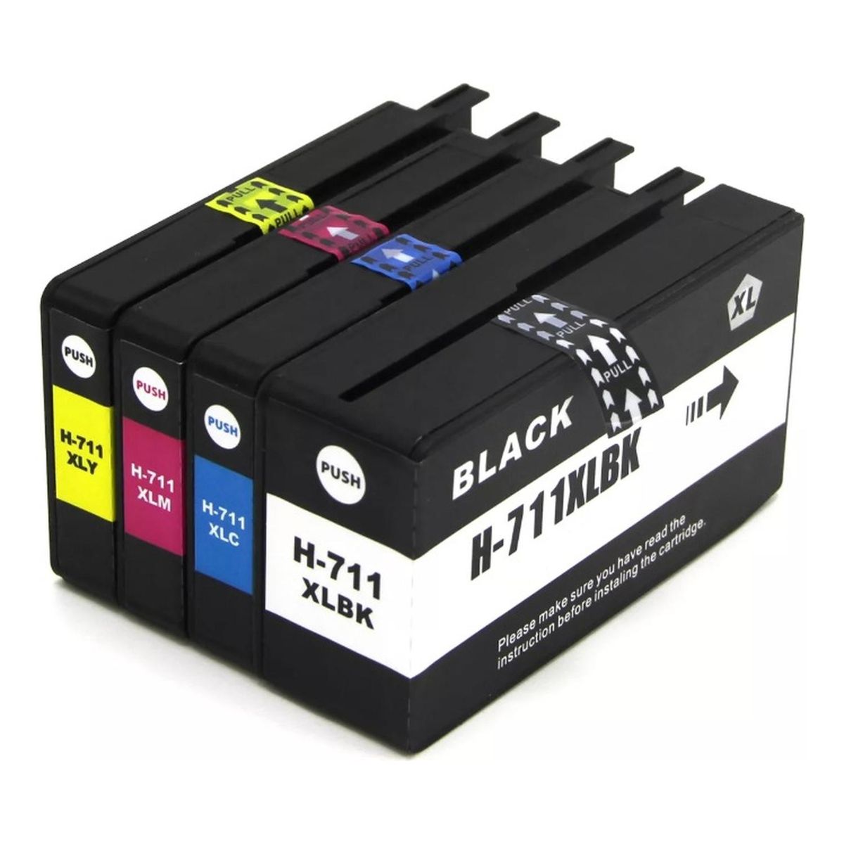 GENERICO - Pack Tintas Compatible Para 711xl T120/t520