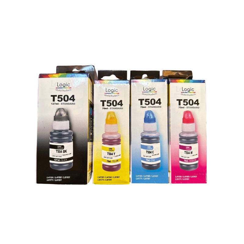 GENERICO - Pack Tintas Compatible para T504 L4150/4160/6161/4260