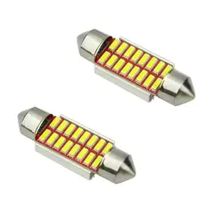 DEZZER - Luz X 16 LED 4014 Tipo Fusible 36Mm 12 Volt El Par