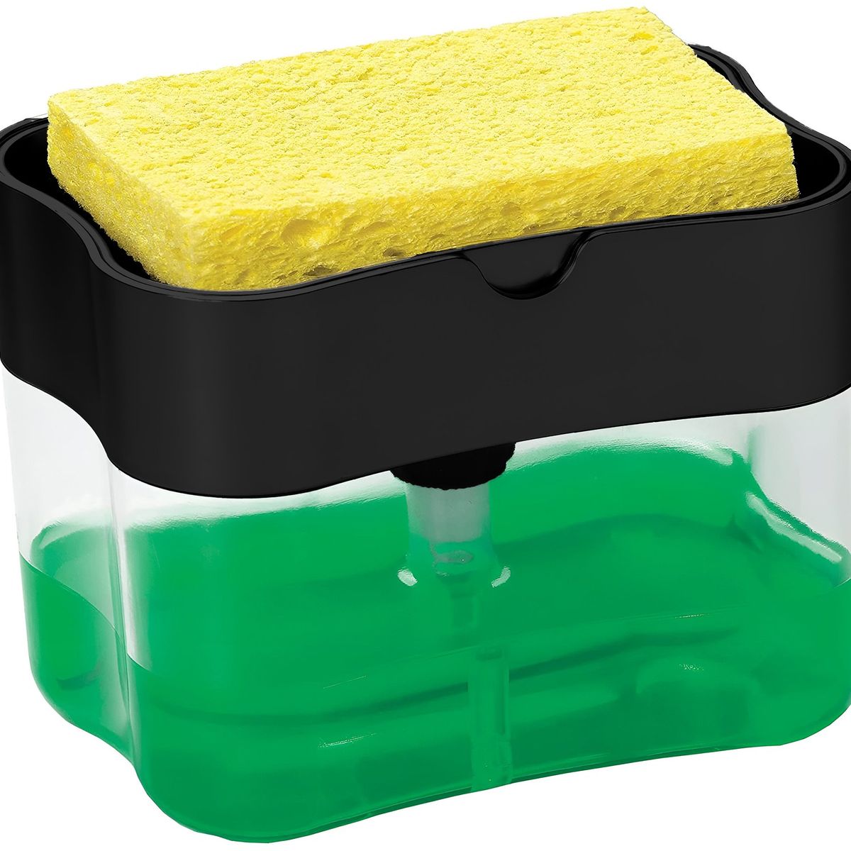 GENERICO - Dispensador De Lavalozas Manual Con Esponja