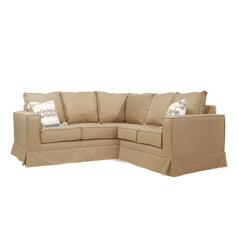 MUNDO LIVING - Sofa Seccional Pompeya 5 cuerpos con resortes Pocket spring