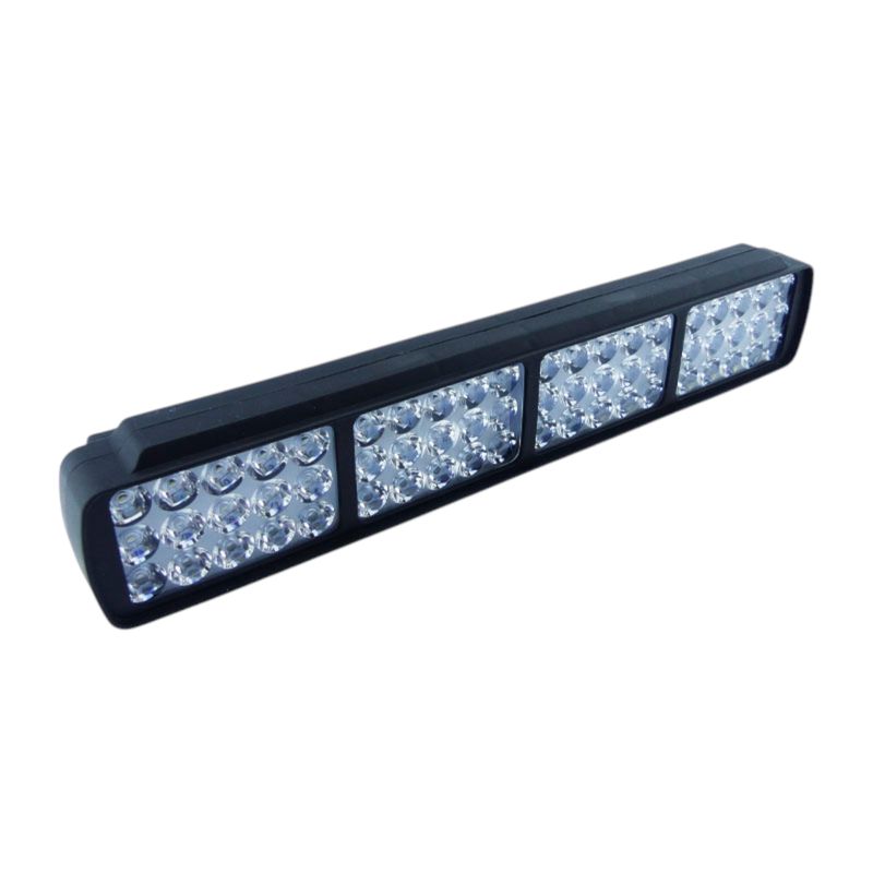 GENERICO - 2x Neblinero 60 LED Para Auto O Moto Barra 4 Placas A 12 Vol