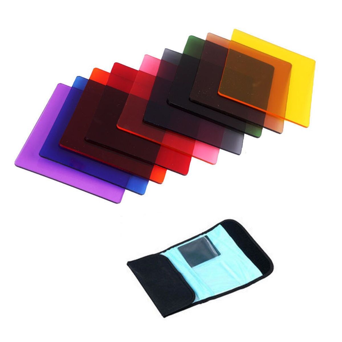 GENERICO - KIT FILTROS TIPO COKIN SERIE P DENSIDAD NEUTRA Y COLORES + ADAPTADORES