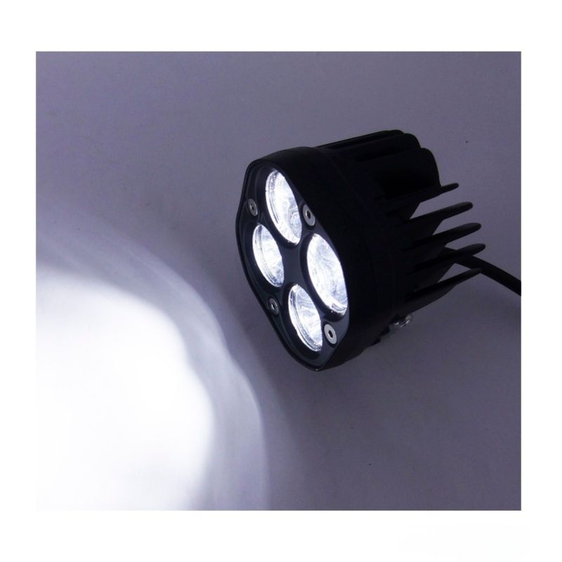 GENERICO - 2x Neblinero De 4 LED A 32 Watt Luz Blanca En 12 A 24 Volt