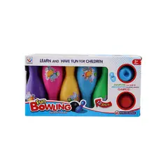 GENERICO - Juguete Set Juego Bowling 10 Bolos + 2 Pelotas