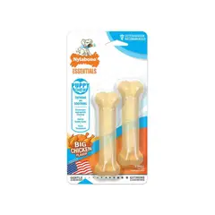 NYLABONE - Juguete Para perros Cachorros 2 Unidades Talla xs