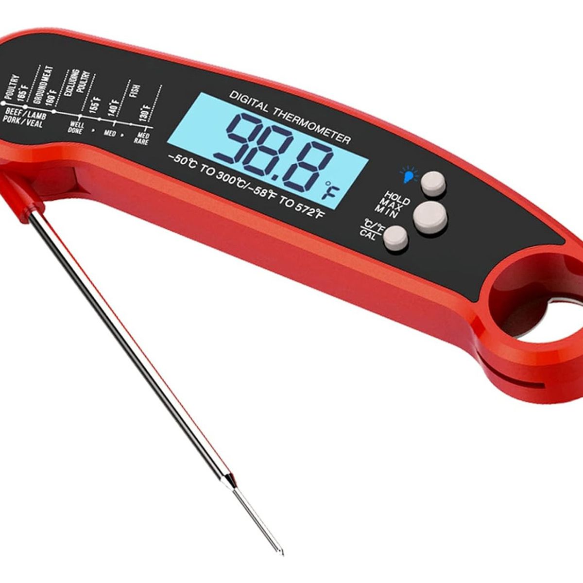 GENERICO - Termómetro Digital De Carne Cocina Para Cocinar Horno Gril