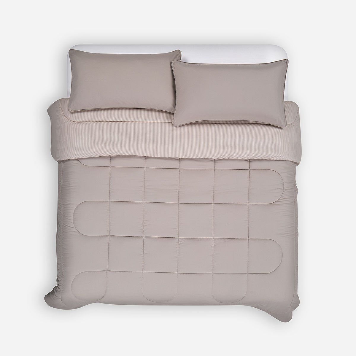 ROSEN - Plumón Bicolor Lines Reversible Arena King