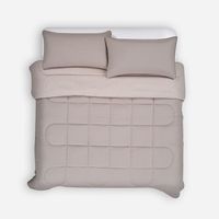 Plumón Bicolor Lines Reversible Arena King