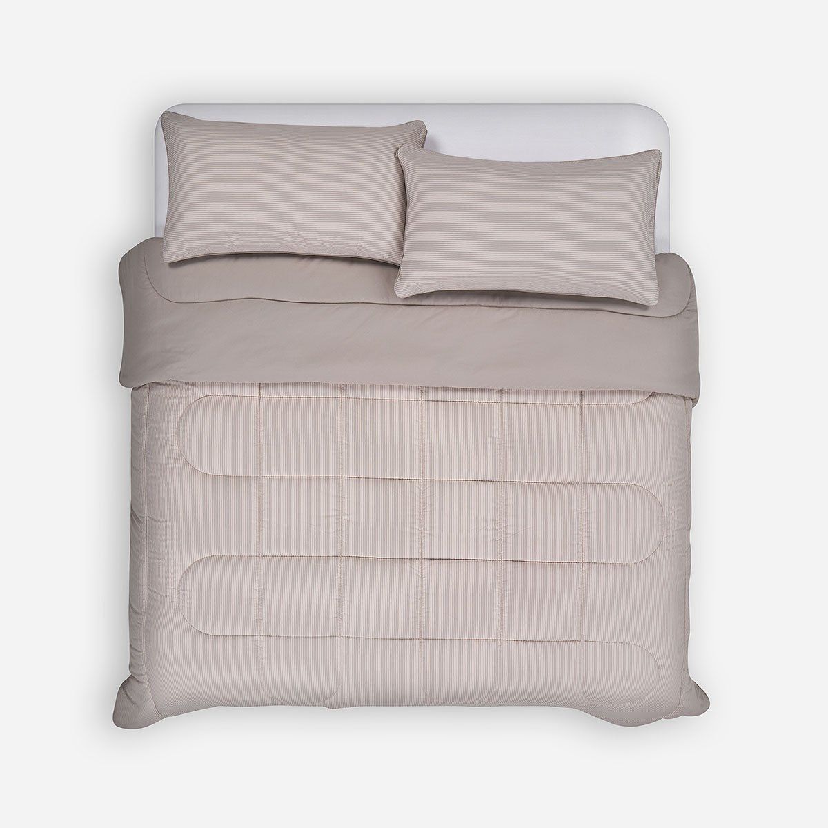 ROSEN - Plumón Bicolor Lines Reversible Arena King