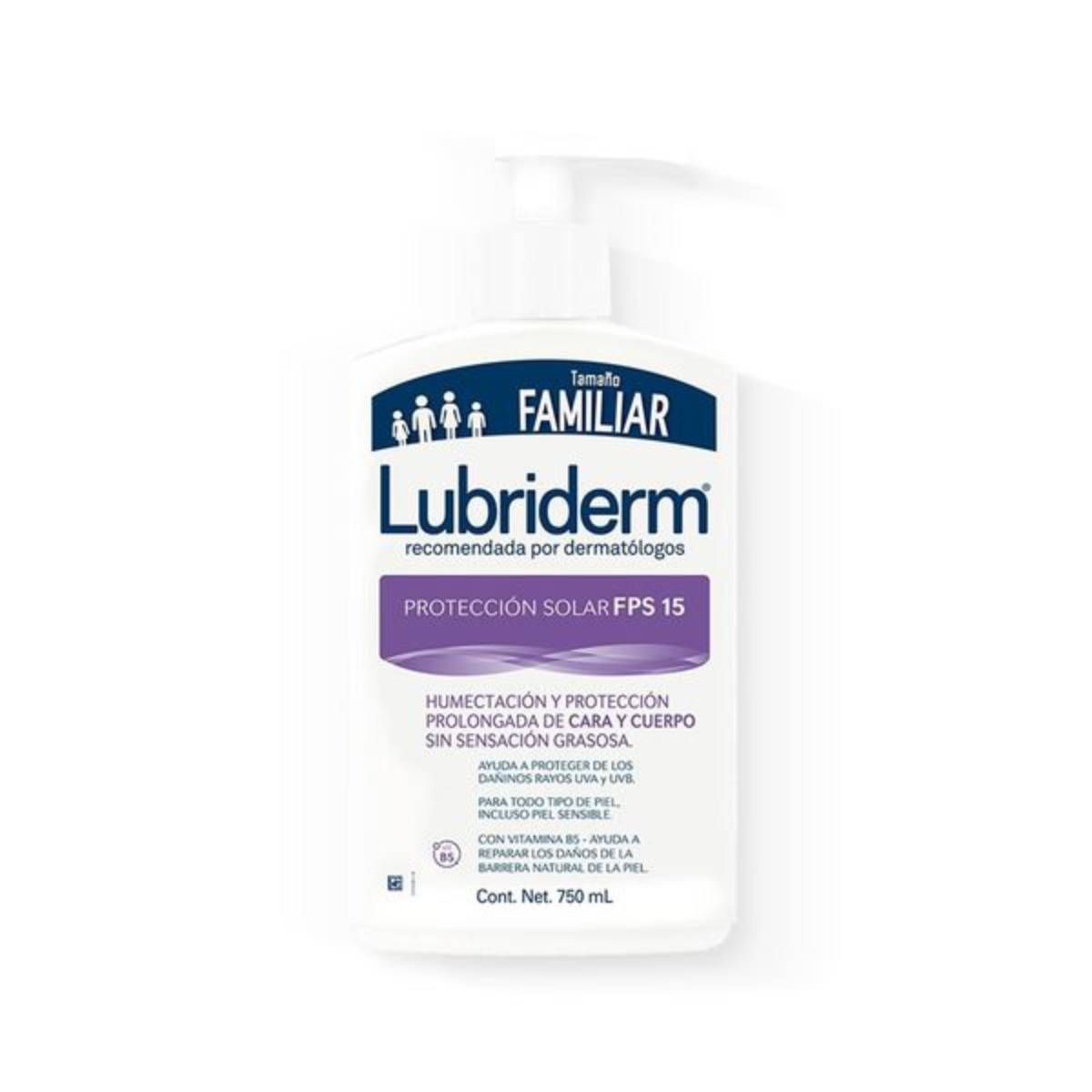 LUBRIDERM - Lubriderm Crema Liquida Con Proteccion Solar Uv-15 750 Ml