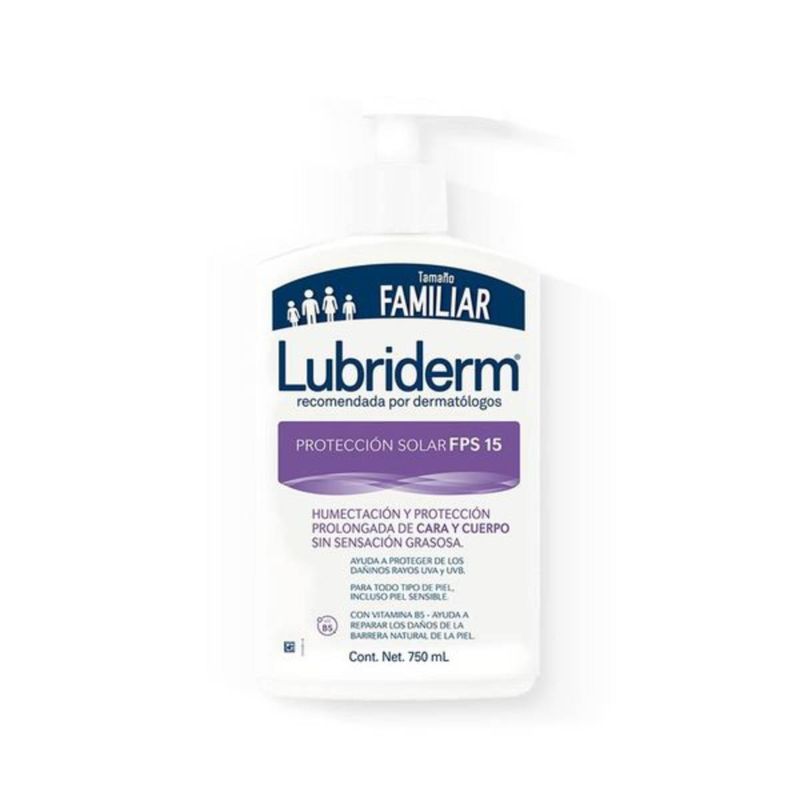 LUBRIDERM - Lubriderm Crema Liquida Con Proteccion Solar Uv-15 750 Ml