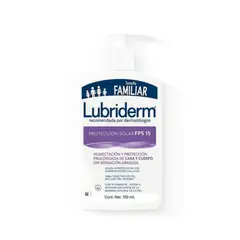 LUBRIDERM - Crema Liquida Con Proteccion Solar Uv-15 750 Ml