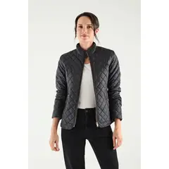 MA GRIFFE - Parka Lisa Negro Magriffe