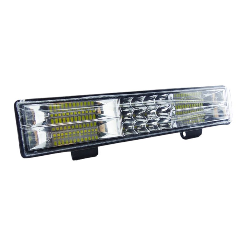 GENERICO - Neblinero Barra De 60 LED 7 Placas Luz Blanca 12/24 Volt