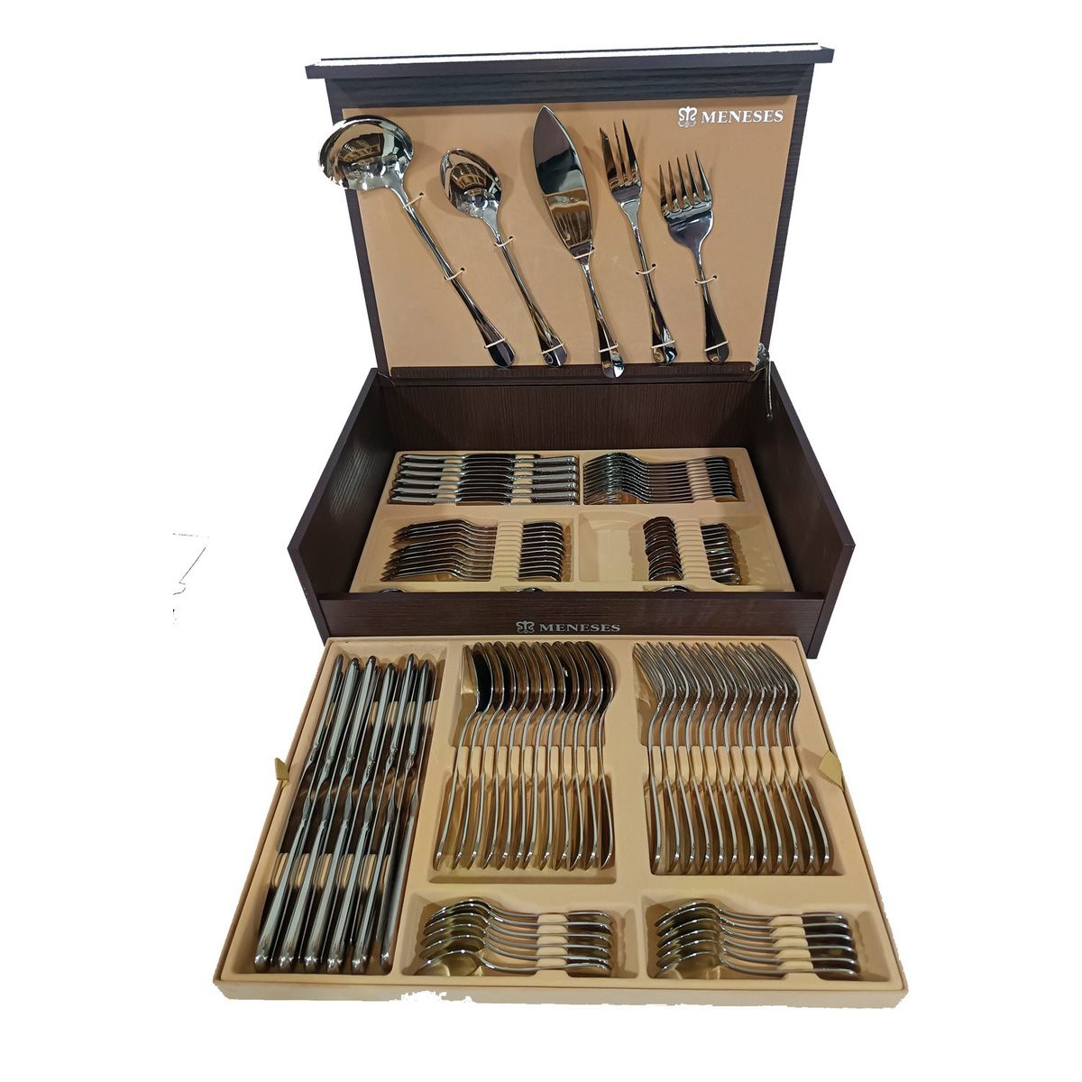 GENERICO - Maleta de Cuchilleria Meneses  Mod.164 113 Pzs.