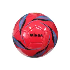 GENERICO - BALON FUTBOL MINSA Tamaño 5 - Entrenamiento - Unidad Rojo