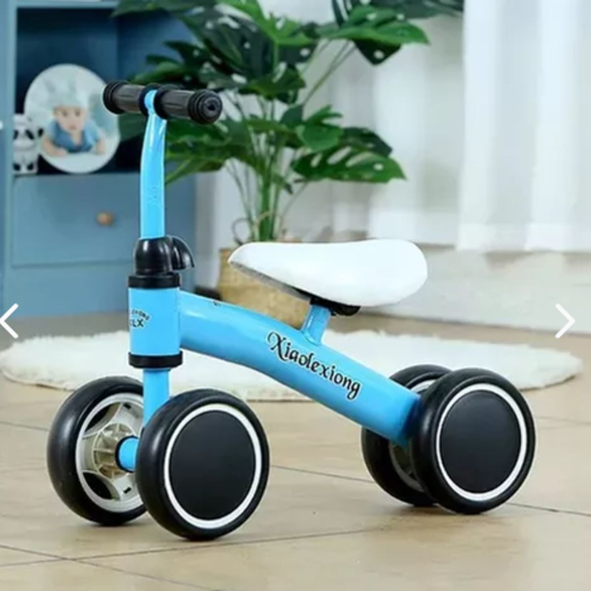 GENERICO - Bicicleta De Aprendizaje 4 Ruedas Ninos