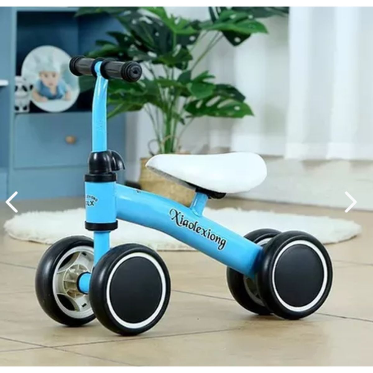 GENERICO - Bicicleta De Aprendizaje 4 Ruedas Ninos