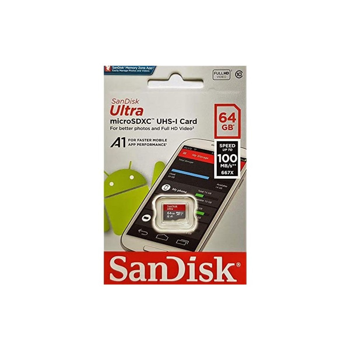 GENERICO - MICRO SD SANDISK ULTRA 64GB