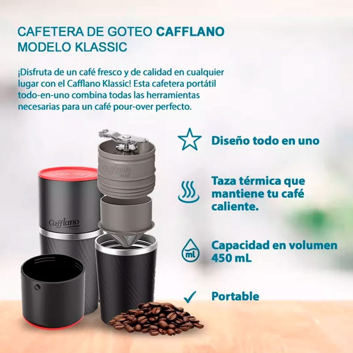 FOLD - Cafetera De Goteo Cafflano Modelo Klassic