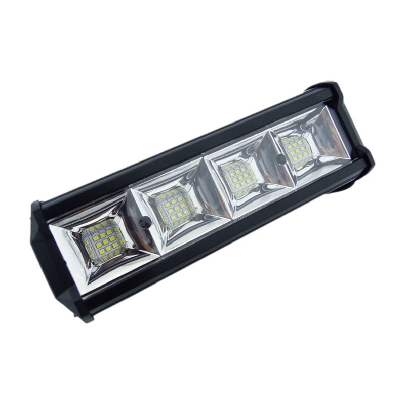GENERICO - 2x Neblinero De 36 LED Barra De 108 Watt 4 Placas Luz Blanca