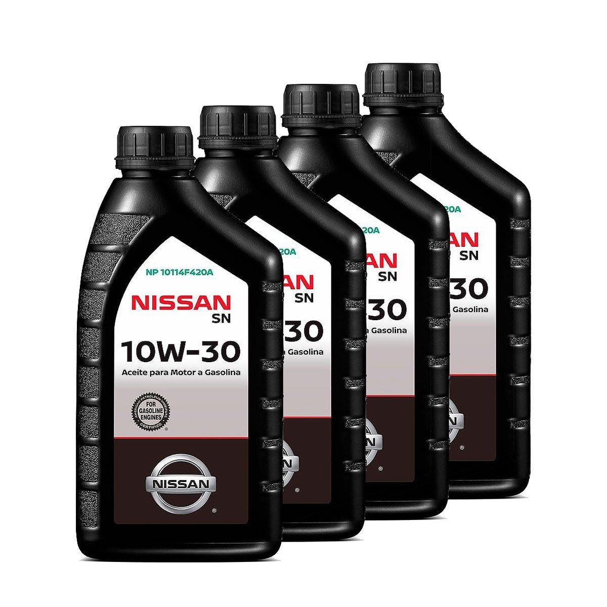 NISSAN - Aceite de Motor 10W-30 Nissan Versa N17 4Lts Original