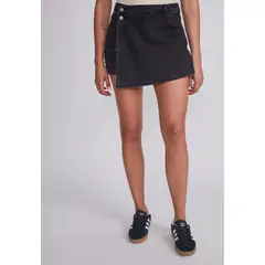 SIOUX - Falda Mujer Negro Denim Short