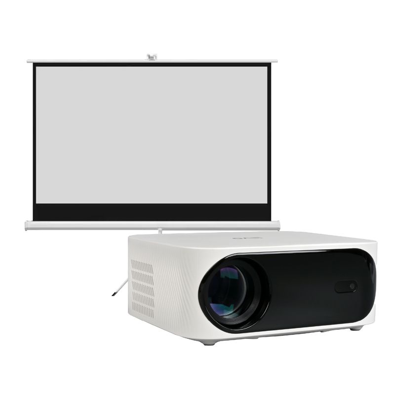 LEVO - Proyector Portatil Smart Orion 12000lm + Telon 80" LEVO