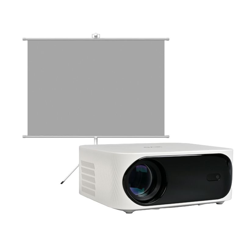 LEVO - Proyector Portatil Smart Orion 12000lm + Telón 60" LEVO
