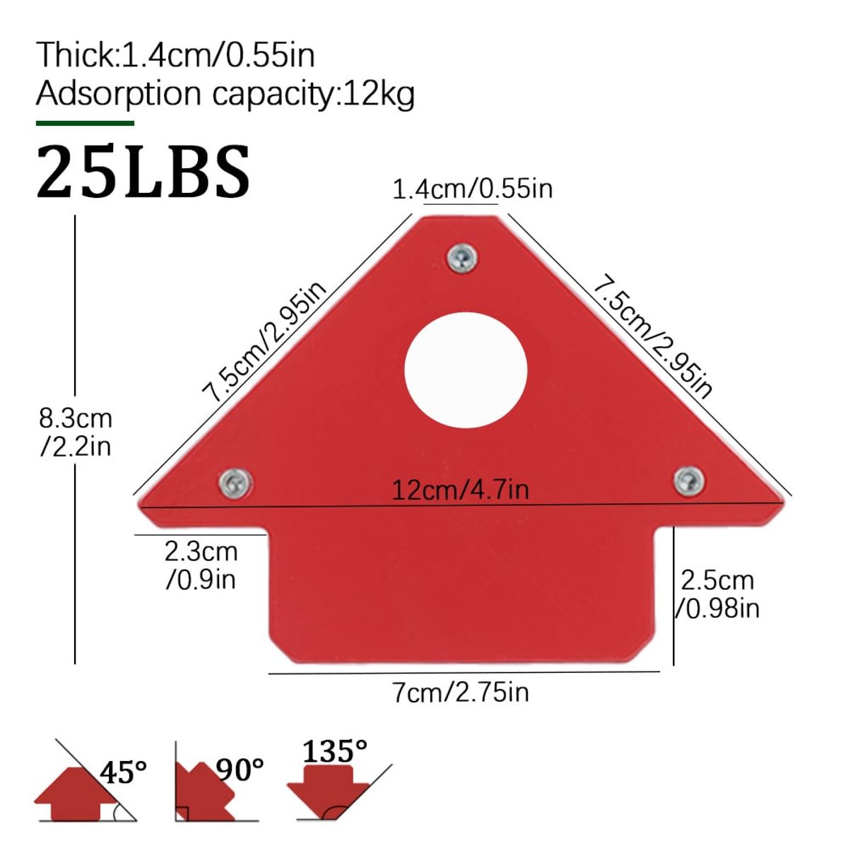 ANENG - Kit Escuadra Magnética Para Soldar Multi-angulo Herramientas