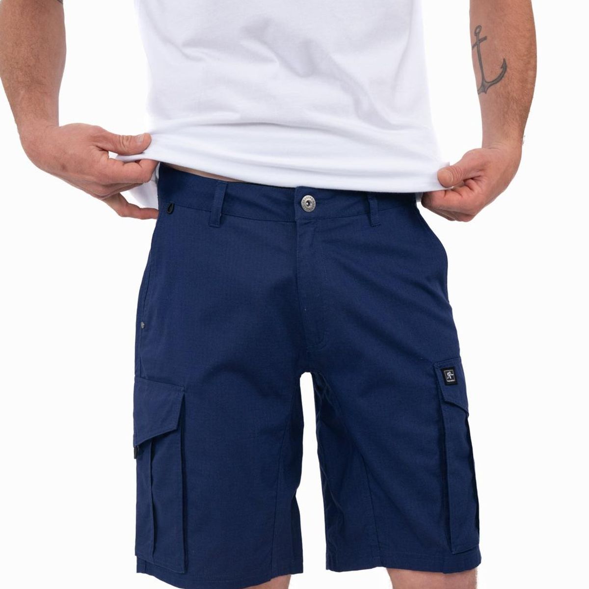 KAYA UNITE - Short Hombre Cargo Navy