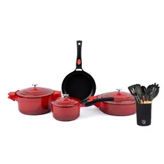 SIMPLIT - Kit Bateria Toulouse 7pz + Set Utensilios Negro