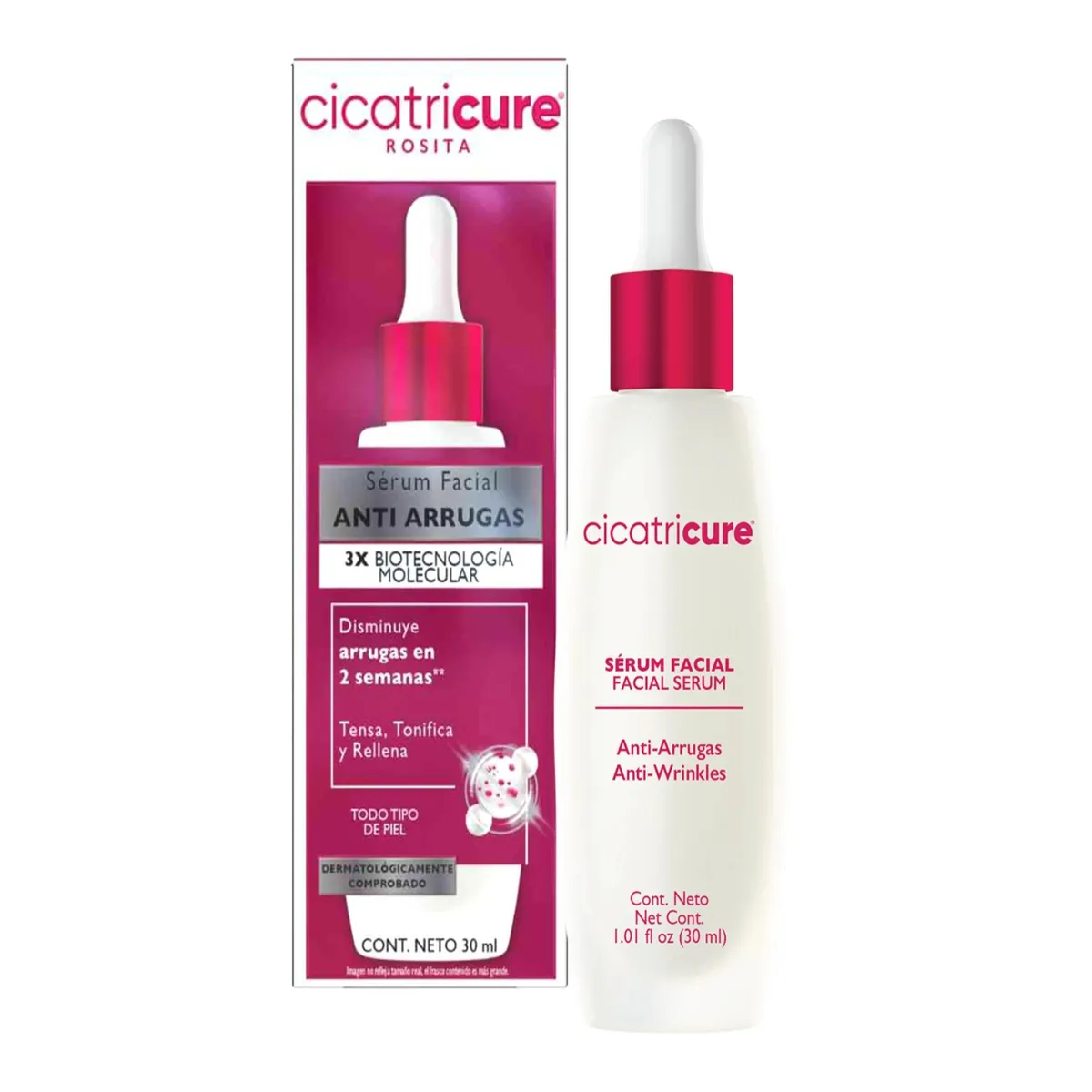 CICATRICURE - CICATRICURE SERUM FACIAL ANTI ARRUGAS 3X