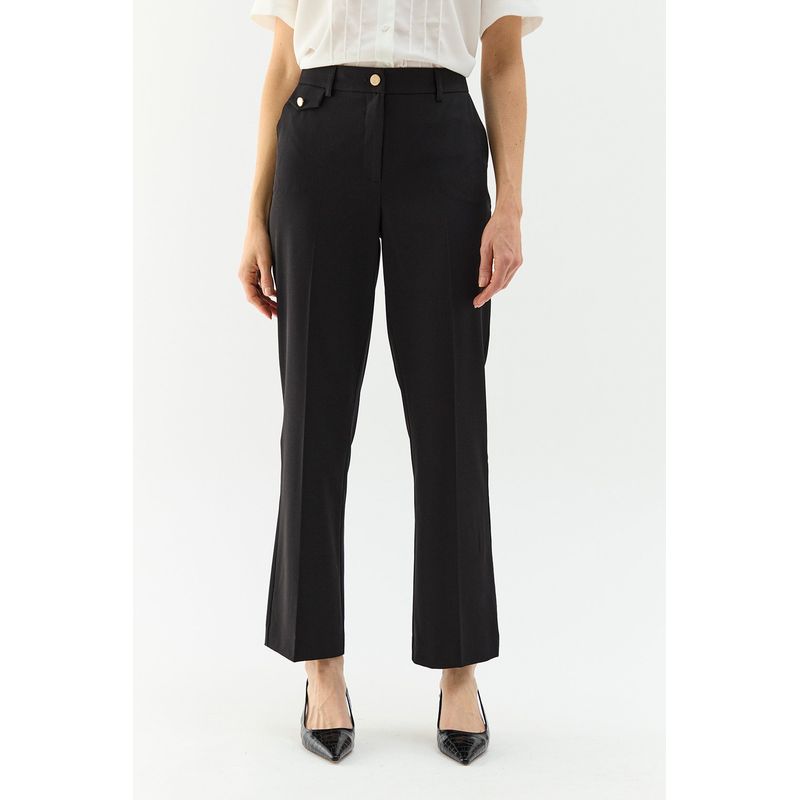 MA GRIFFE - Pantalon Negro Mujer Magriffe