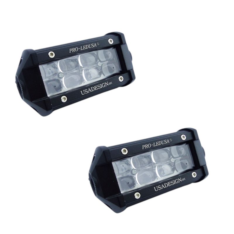 GENERICO - 2x Neblinero De 8 LED Y 3 Colores De 64 Watt A 12/48 Volt