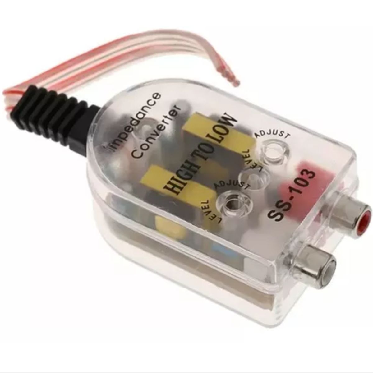 GENERICO - Conversor Impedancia Rca Radio Amplificador Auto Ss-103