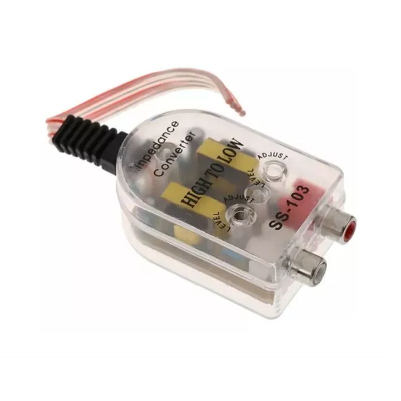 GENERICO - Conversor Impedancia Rca Radio Amplificador Auto Ss-103