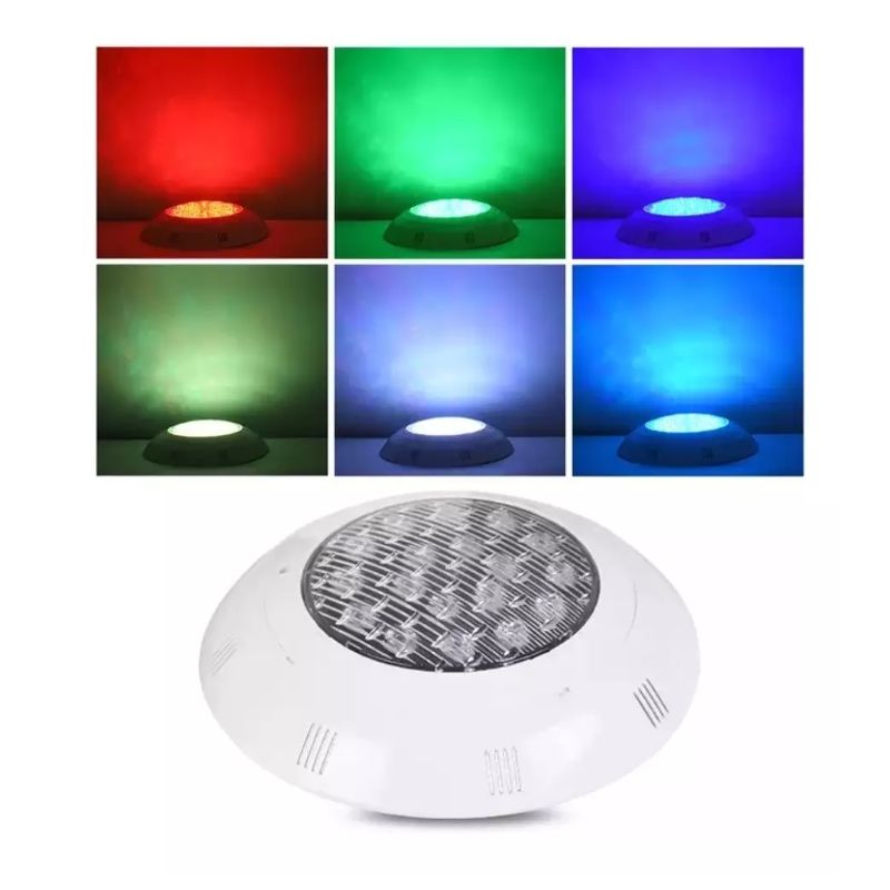 GENERICO - Foco Led Piscina Con Control Remoto 24w Color 12v Rgb
