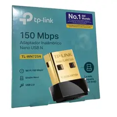 TP LINK - TP-Link Adaptador Nano WIFI Mini USB 2.0 de 150Mbps TL-WN725N