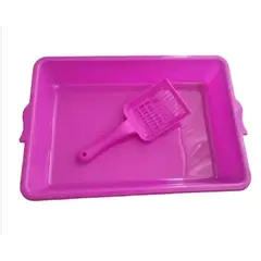 GENERICO - Caja Arenero Simple Para Gato Unicolor