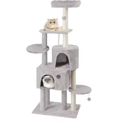 GENERICO - Rascador Torre 150cm Gato Casita Arbol Plataforma Terciopelo