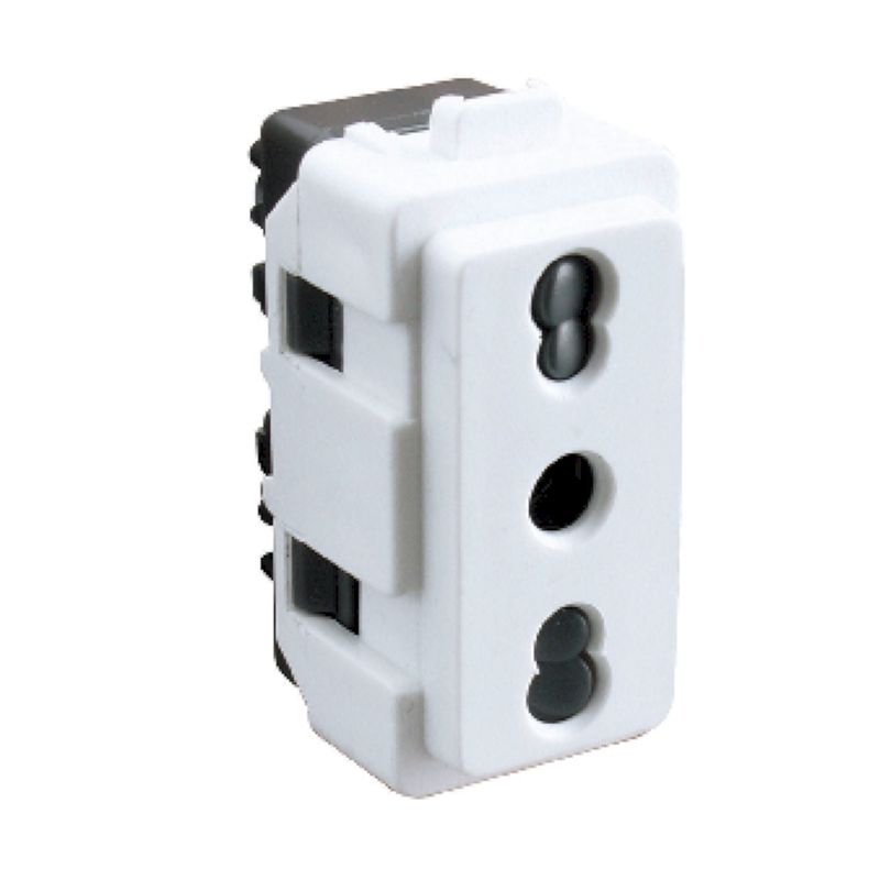 SCHNEIDER ELECTRIC - MODULO ENCHUFE 2P+T 10/16A 250V BLANCO GENESIS Schneider