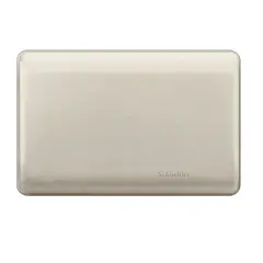 SCHNEIDER ELECTRIC - PLACA TAPA CIEGA CON SOPORTE NIQUEL GENESIS Schneider