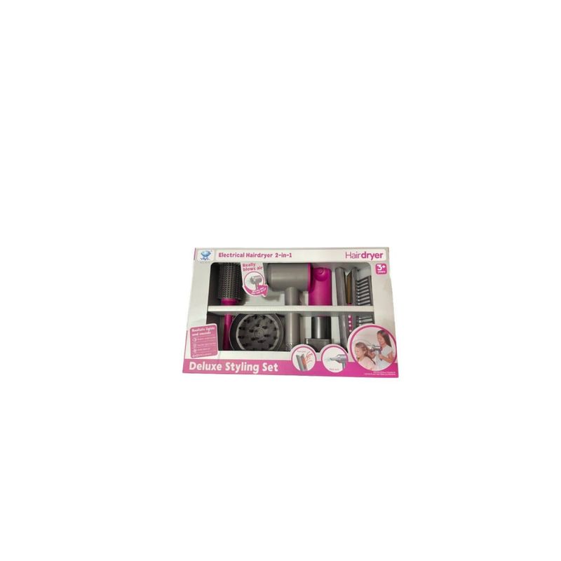 GENERICO - Set De Secador Accesorios De Peluquería Juguete Para Niños