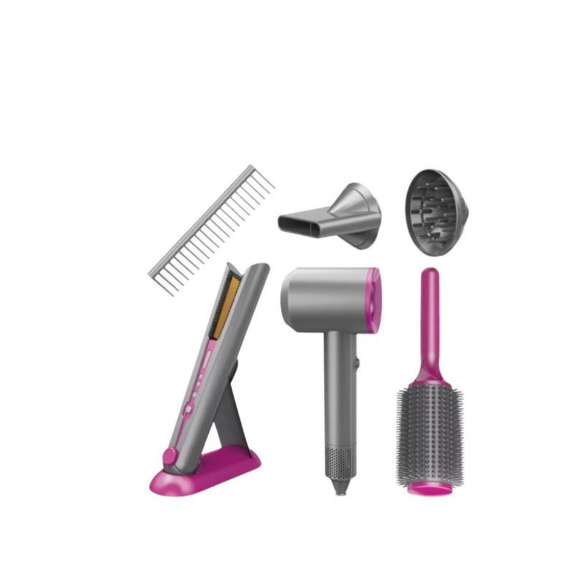 GENERICO - Set De Secador Accesorios De Peluquería Juguete Para Niños