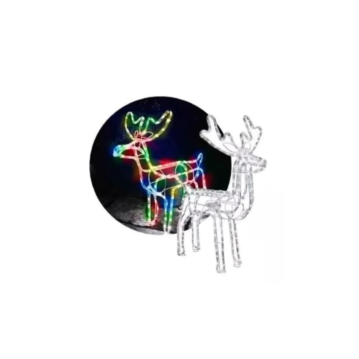 UNIVERSAL - Reno Navideño 120cm Adornos Reno Navidad
